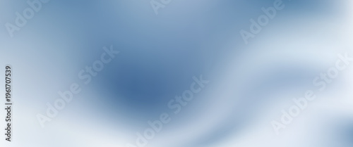 Abstract blue white luxury fabric wave background with copy space. Smooth liquid wave. Elegant shiny silk satin texture. Suit for wallpaper, cover, header, desktop, web, flyer. Vector illustration