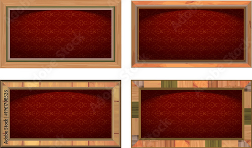 木材のフレーム額縁