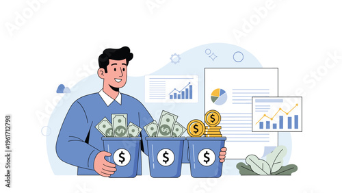 Person using a magnifying glass to zoom into a specific map location on a mobile smartphone with a paper plane icon on screen.