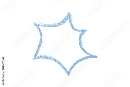 light blue pencil strokes isolated on transparent background