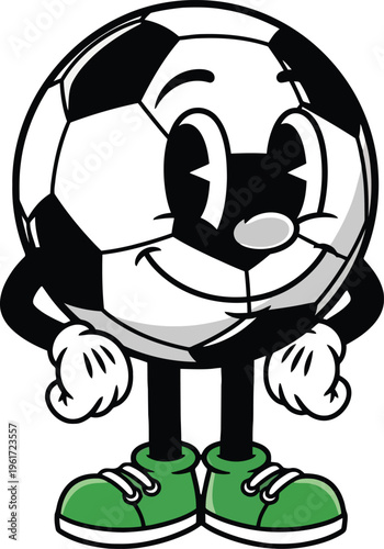Tropy football cartoon character isolated on transparent background