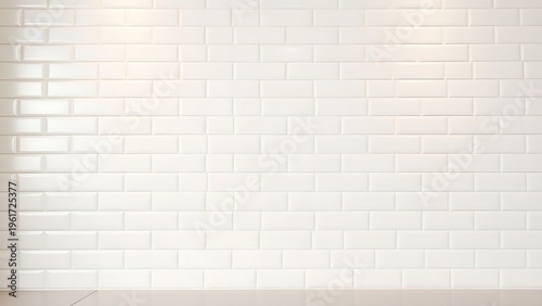 tenderfoot. Modern kitchen with matte white subway tile wall and clean grout lines. real-estate listings.