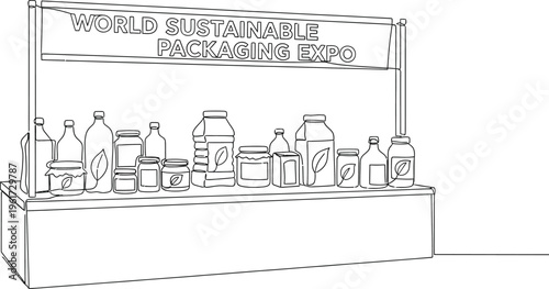 sustainable packaging expo display