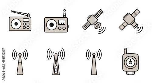 Radio communication technology signal transmission.