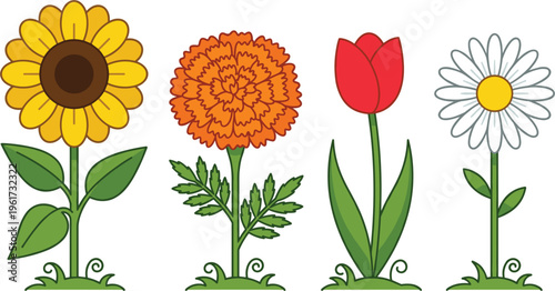 Minimalist Potted Flower Line Art Illustration with Elegant Botanical Outline for Modern Decor, Logo Design, Branding, and Simple Floral Projects