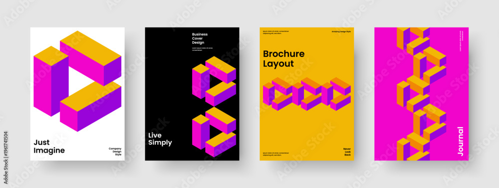 Obraz premium Creative Flyer Layout. Modern Business Presentation Template. Geometric Background Design. Report. Banner. Brochure. Book Cover. Poster. Pamphlet. Portfolio. Leaflet. Magazine. Handbill. Newsletter
