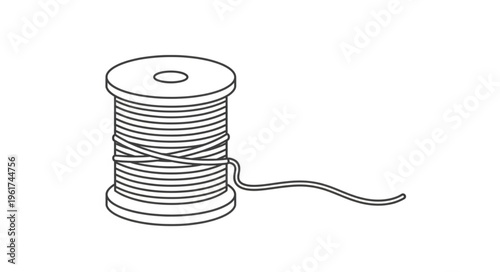 Spool of Thread - A Classic Sewing and Crafting Essential.