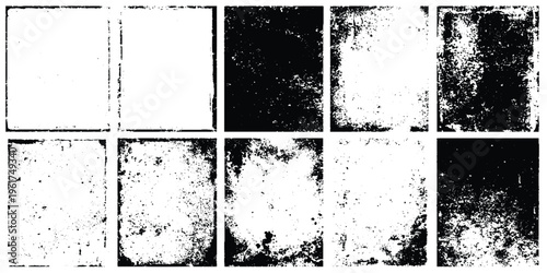 Set of grunge textures old set of grunge texture Overlay Vector illustration dust transparent background . vintage, dust, wood, crack, dirty. Grunge Overlay texture for background. paper texture .	
