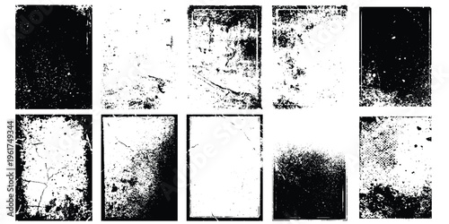 Set of grunge textures old set of grunge texture Overlay Vector illustration dust transparent background . vintage, dust, wood, crack, dirty. Grunge Overlay texture for background. paper texture .	
