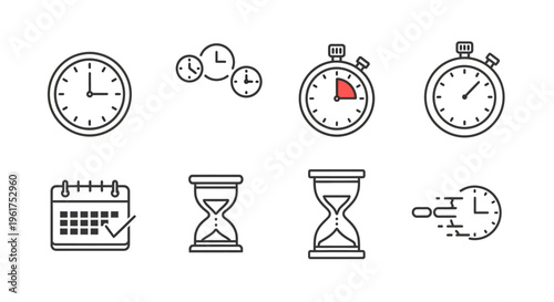 Clocks and Time Keeping Devices.