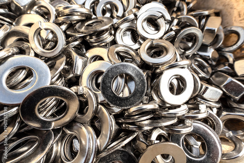 Nuts and bolts for assembling water tank components