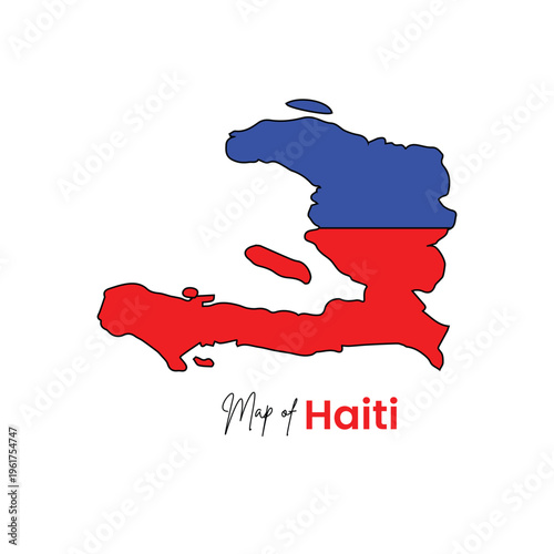 Haiti country map