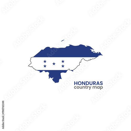 Honduras country map
