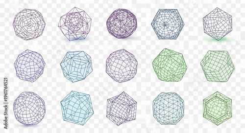 Collection of Crumpled Paper Balls in Various Colors and Shapes.