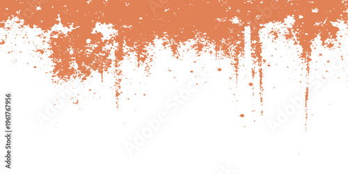 Abstract an elegant terracotta paint texture gracefully bleeds into a clean expanse, its subtle gradients and granular character evoke a sense of texture.