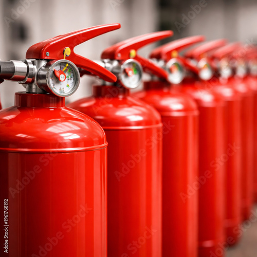 Cuadro en lienzo fire extinguisher caution emergency fire