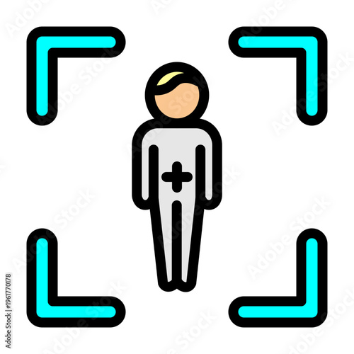 Focus Vector Filled Icon Design