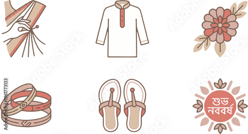 Traditional Bengali Fashion and Festival Lifestyle Icons
