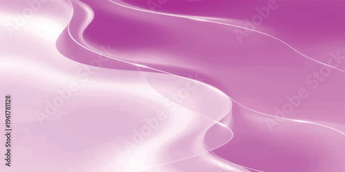Abstract flowing purple and white waves creating a dynamic and elegant background.