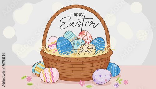 Intricate Palm Sunday line art illustration of Jesus riding a donkey into Jerusalem with cheering crowds.