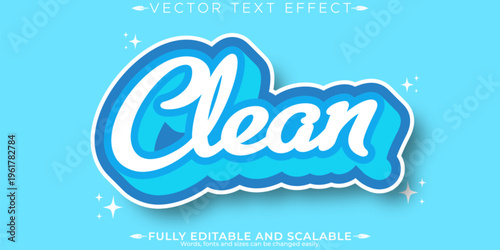 Water editable text effect, editable aqua and blue text style