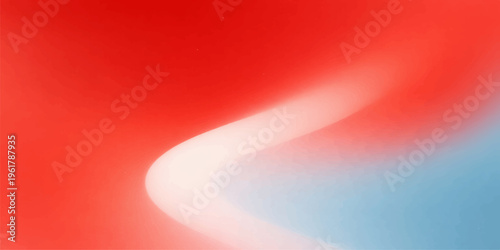 Bright red and orange abstract background featuring a flowing wave pattern with a fiery glow and motion blur texture for a vibrant art wallpaper backdrop