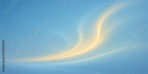 Beautiful clear blue sky background with white clouds and bright sunlight creates a high summer atmosphere for a nature cloudscape