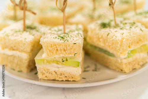 Mini Cucumber Sandwiches