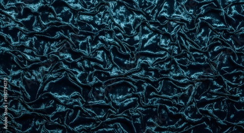 Rich crushed velvet texture with soft luminous sheen