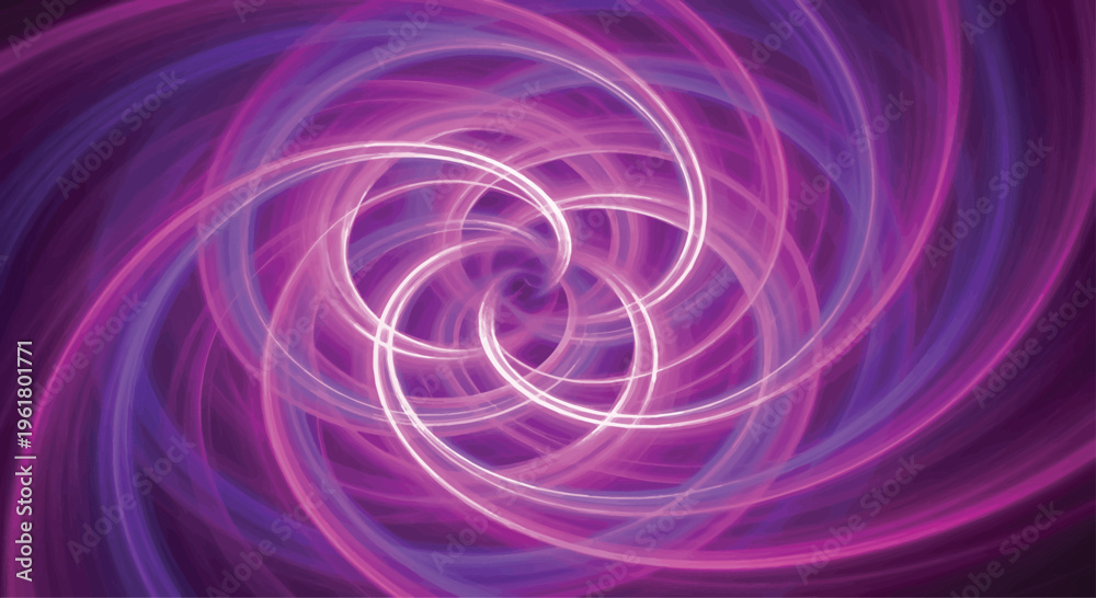 Fototapeta premium Purple Pink Swirling Light Trails Abstract Background