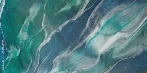 green and blue marble pattern texture background