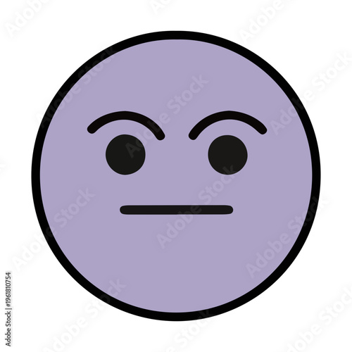 Neutral Face Emoji Icon