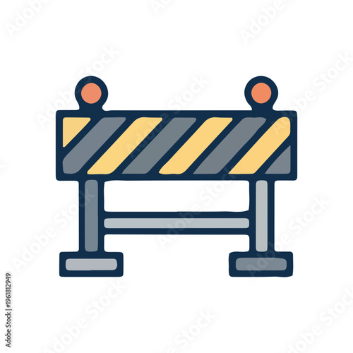Construction Barrier Icon