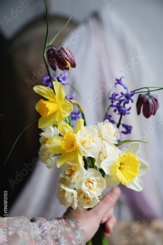 Spring bouquet of flowers