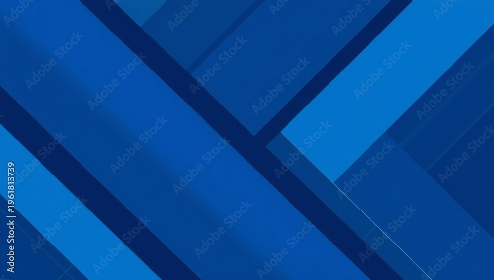 Obraz premium Blue geometric patterns
