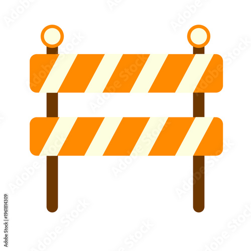 Construction Barrier Icon