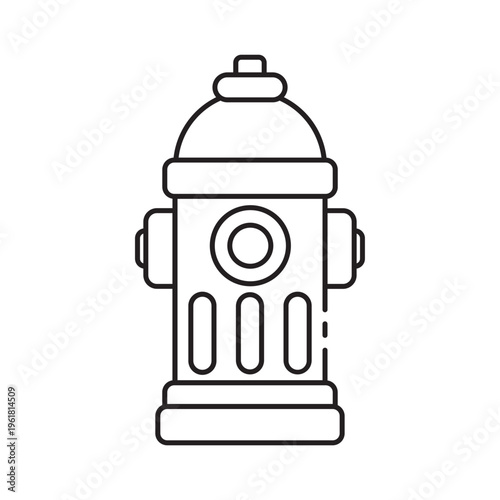 Fire Hydrant Outline Icon
