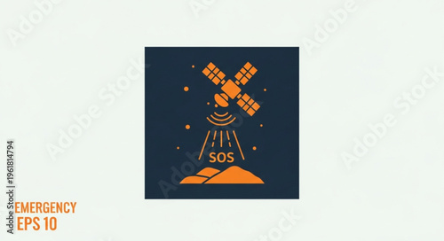 Satellite SOS Signal - A Symbol of Emergency Communication.