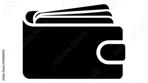 Card holder wallet icon