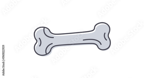 Dog Bone Cartoon Animal Chew Toy.