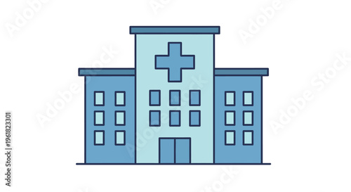 Hospital Building Medical Center Structure.