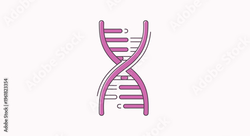 DNA Double Helix Structure Model.