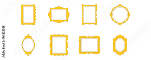 Set of Gold Ornate Picture Frames
