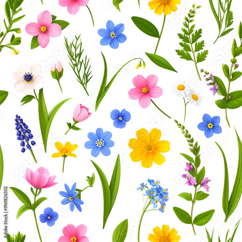 Beautiful floral illustration on a white background.
