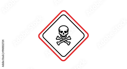 Skull and Crossbones Symbol - A Warning Sign of Toxicity.