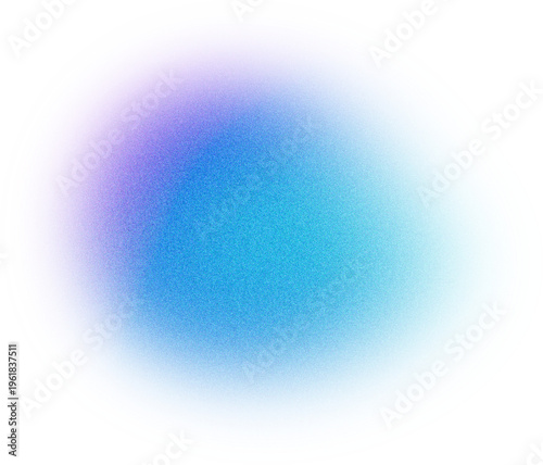Photos Soft blue and lilac abstract gradient circle with subtle grainy noise