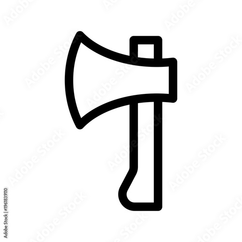 Axe Icon Vector Symbol Design Illustration