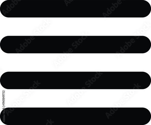 Vector Align Justify Icon