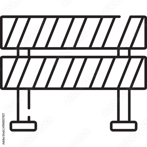 Construction Barrier Icon