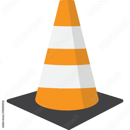 Traffic Safety Cone Icon